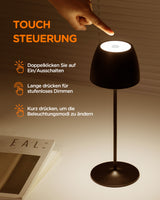 LED dimmbare Schreibtischlampe, wiederaufladbar, winkelverstellbar, LP01013 - Tomons DE Onlineshop