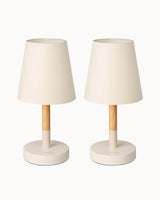 2er-Set LED Nachttischlampe aus Holz, skandinavisch, für Schlafzimmer, LP04001 - Tomons DE Onlineshop