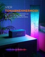 Stehlampe Wohnzimmer Dimmbar, RGB LED Stehlampe mit Fernbedienung & Musiksynchronisation, LP03017 - Tomons DE Onlineshop