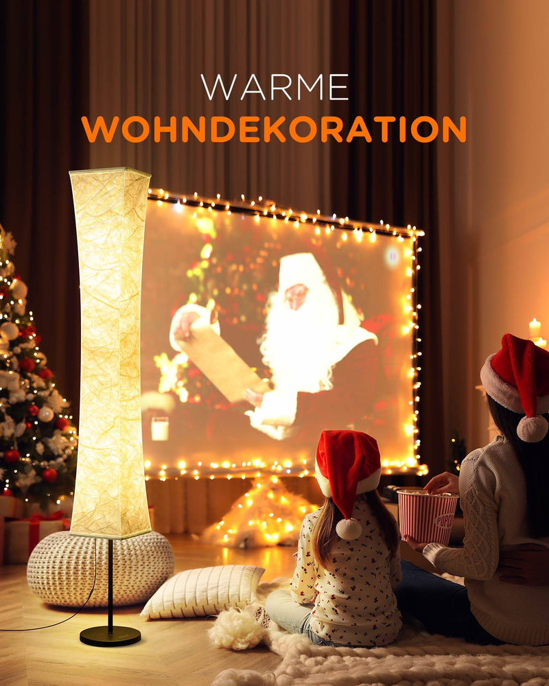 Stehlampe Wohnzimmer Dimmbar, RGB LED Stehlampe mit Fernbedienung & Musiksynchronisation, LP03017 - Tomons DE Onlineshop
