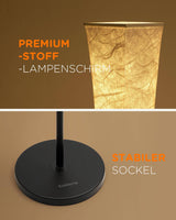 Stehlampe Wohnzimmer Dimmbar, RGB LED Stehlampe mit Fernbedienung & Musiksynchronisation, LP03017 - Tomons DE Onlineshop