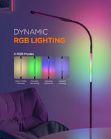 Stehlampe Wohnzimmer, LED RGB Stehlampe Dimmbar mit Timing und Memory-Funktion LP03016 - Tomons DE Onlineshop