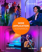 Stehlampe Wohnzimmer, LED RGB Stehlampe Dimmbar mit Timing und Memory-Funktion LP03016 - Tomons DE Onlineshop