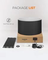 LED Stehlampe dimmbar, skandinavisch, für Wohnzimmer, Schlafzimmer, Arbeitszimmer, LP03001 - Tomons DE Onlineshop