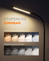 Dimmbare LED-Stehlampe mit Flexibler Schwanenhals - LP03011 - Tomons DE Onlineshop