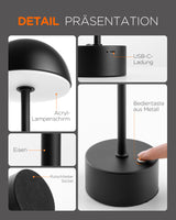 Wireless Schreibtischlampe /Touch-Steuerung LED-Schreibtischlampe, LP01011 - Tomons DE Onlineshop