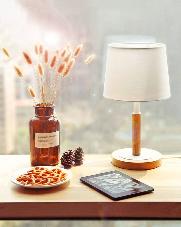 LED Nachttischlampe dimmbar, Tischleuchte, modern, für Schlafzimmer Arbeitszimmer Wohnzimmer, LP04003 - Tomons DE Onlineshop