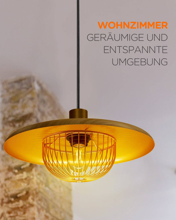 Moderne Deckenleuchte, Nordische Holz Deckenlampe, LP02011 - Tomons DE Onlineshop