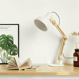 LED-Schreibtischlampe aus Holz im skandinavischen Stil weiß/andere 4 farben - DL1001