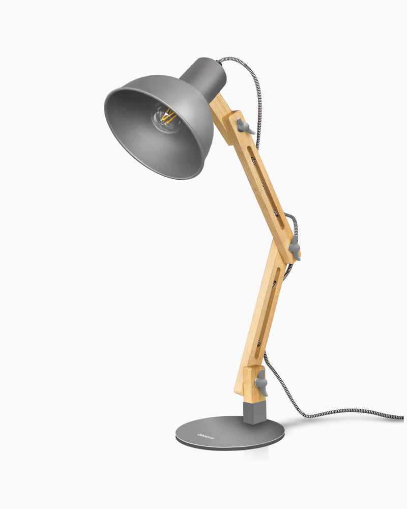 LED-Schreibtischlampe aus Holz im skandinavischen Stil weiß/andere 4 farben - DL1001